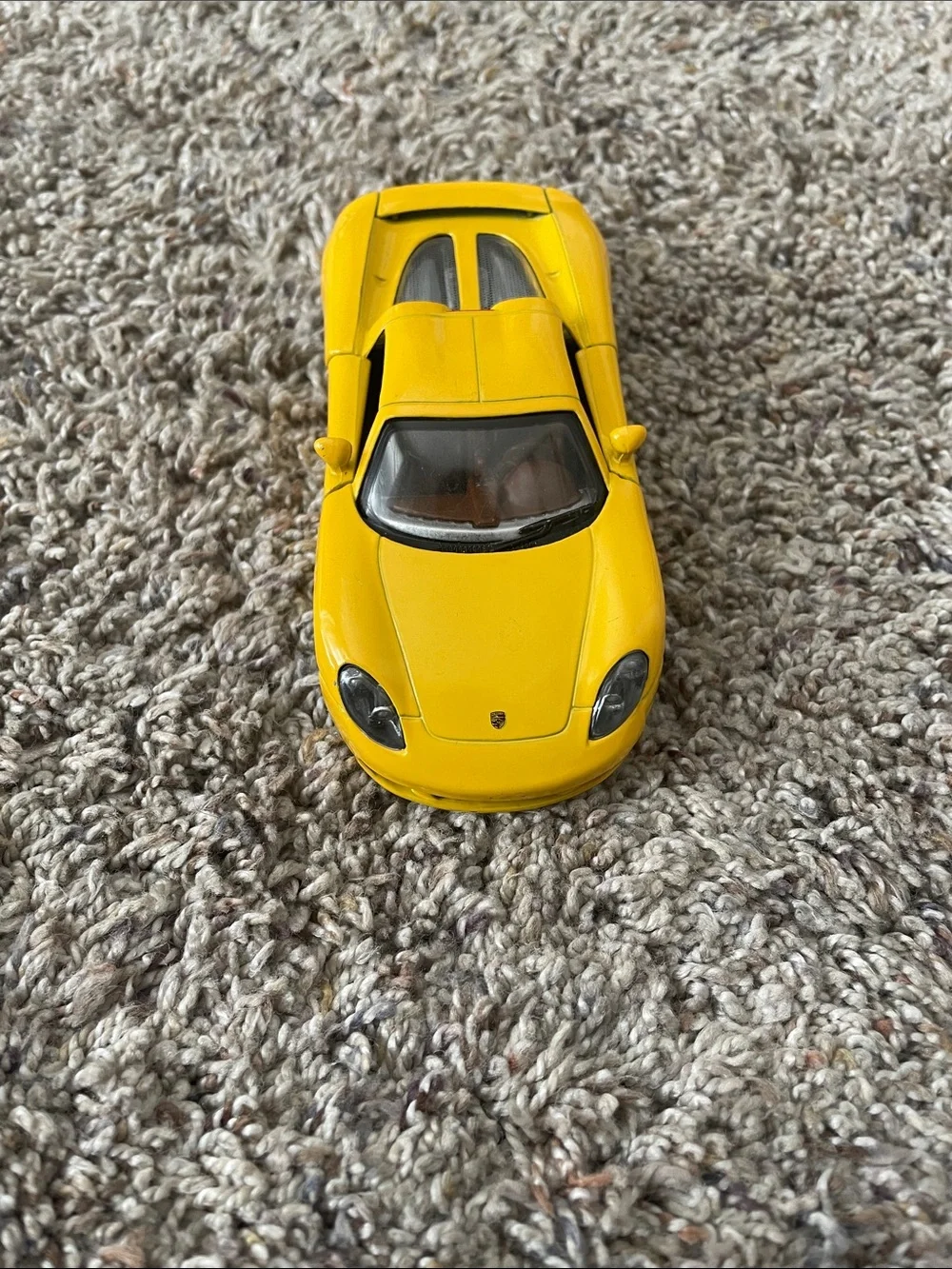 Yellow Porsche Carrera GT 5” Diecast Model
